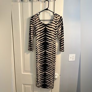 Zebra spandex dress size medium - Venus